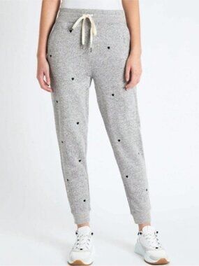 Rails Oakland Sweatpant joggers  Melange gray black  hearts size Large